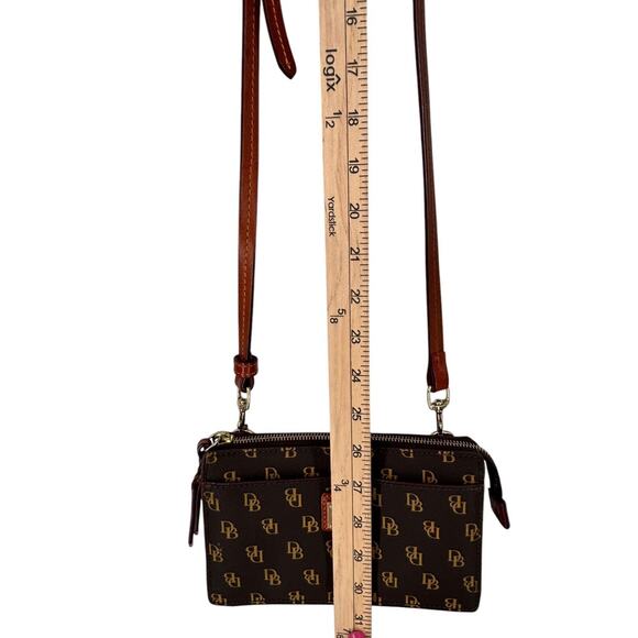 Dooney & Bourke Gretta Janine Crossbody Bag SOLD OUT Brown Coated Old Money - Picture 11 of 16